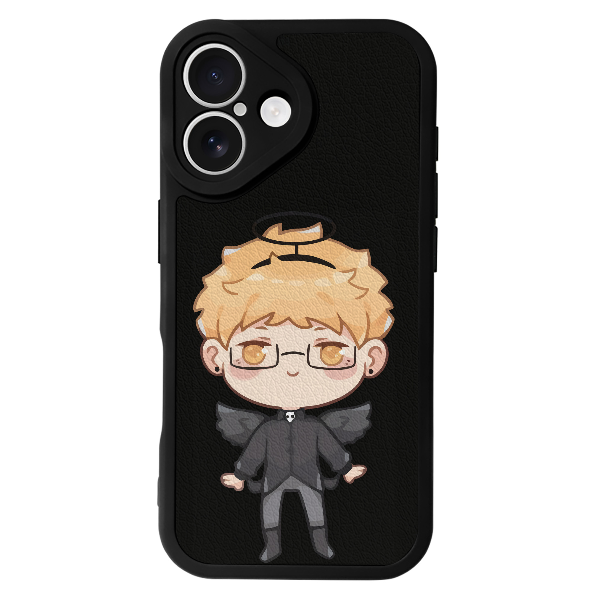 （画像用） ハイキュー!! Haikyu!! 【iPhone 16シリーズ対応】シリコンスマホケース（レザー調） 材質：シリコン
